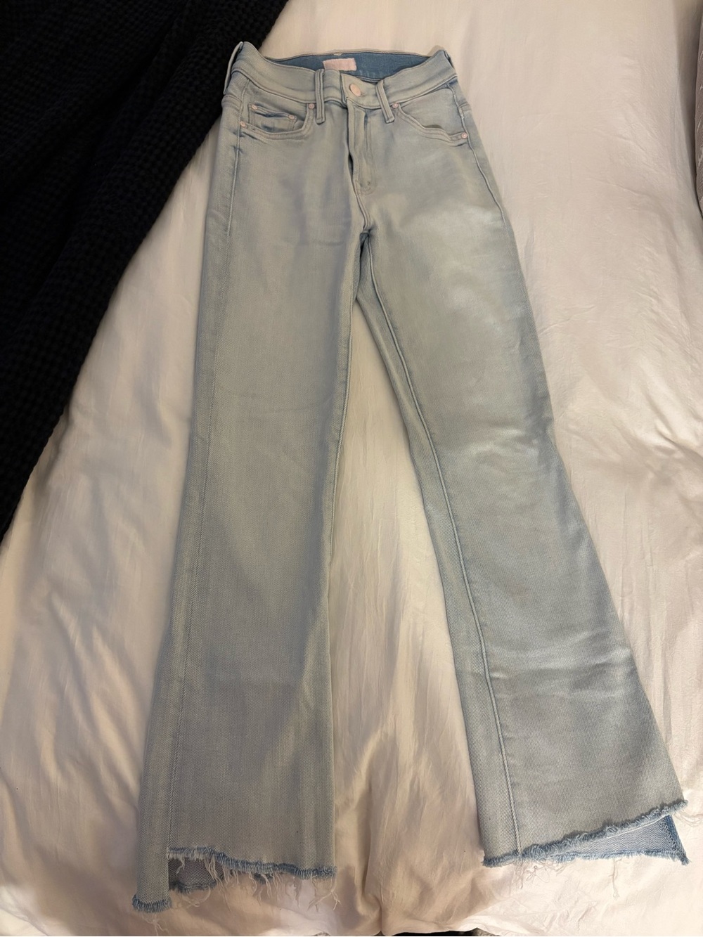 Mother Jeans - The Insider Crop Step Fray. Wash: Sexico Mexico